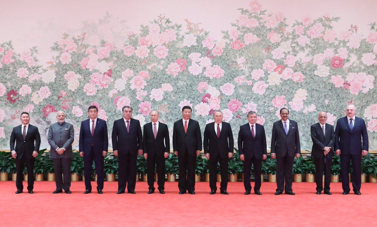 XHNews's tweet photo. #XiJinping: #SCO has created a new model for regional cooperation and made new contribution to peace and development in the region https://t.co/bJrzONlvgO https://t.co/a63eTMAEcx