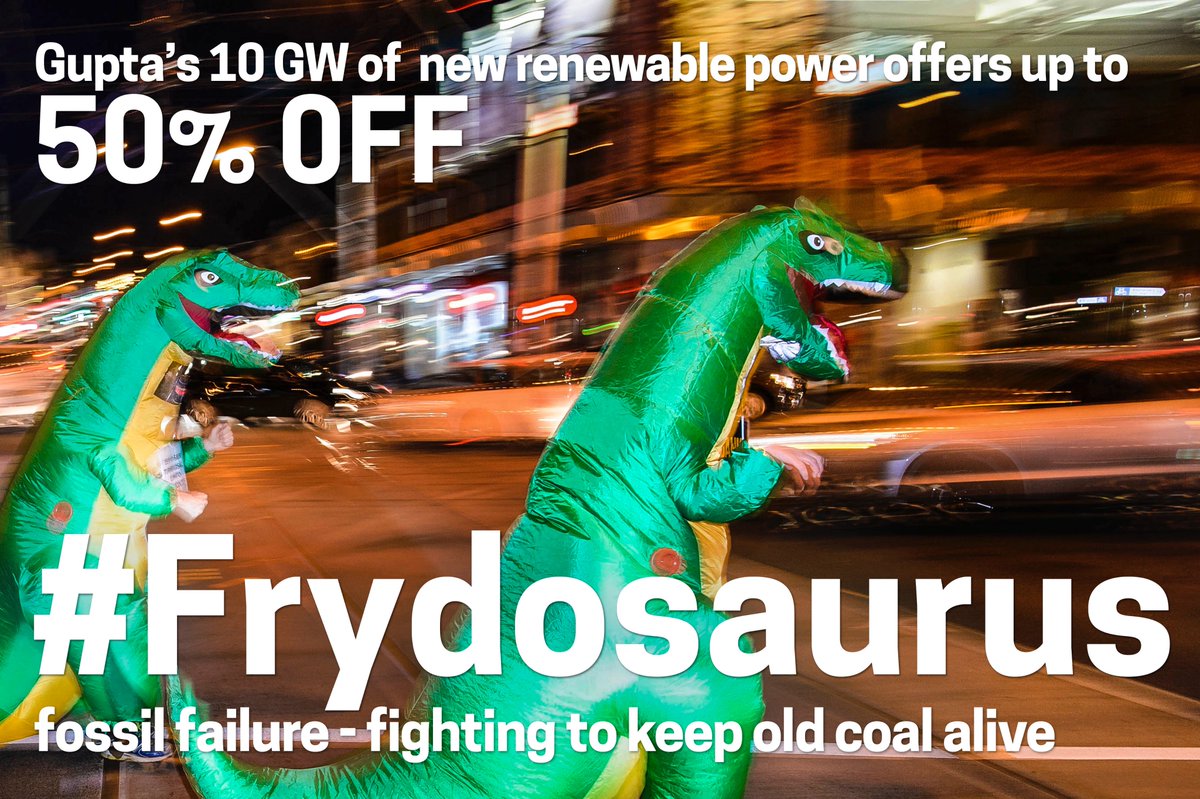 StopAdaniK's tweet photo. @EnviroVic @wendoureeswans Unreliable coal strikes again!
Boilers blow, turbines tumble.. why keep pushing coal @JoshFrydenberg
Stop trying to resuscitate those old coal clunkers and look to #cleanenergy for affordable power and a safer future.
#Frydosaurus
#Mattosaurus
#Fizzasaurus
#StopAdani https://t.co/2j5DLgPVVX