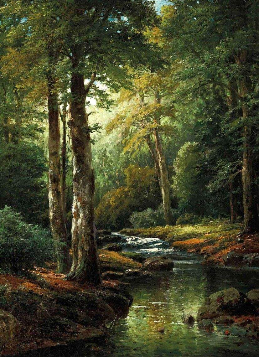 HistofPainting's tweet photo. #HistoryofPainting

 "#Art Tells Our Story:
 We need art to understand and to share our individual and shared history."

👨‍🎨 Adolf Kaufmann (born May 15, 1848, Troppau - November 25, 1916, Vienna) was an Austrian landscape and marine painter.

🎨 The Forest Stream, before 1900 https://t.co/LKoIV8CjGm