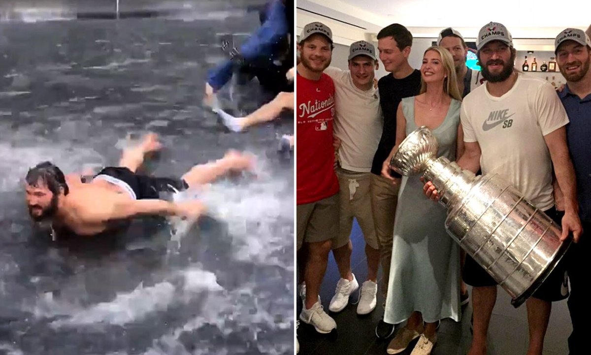 Buccigross's tweet photo. Ovechkin is Russian for Gronkowski. #RussianMachine #RedStripeArmy https://t.co/exxL2yUz3w