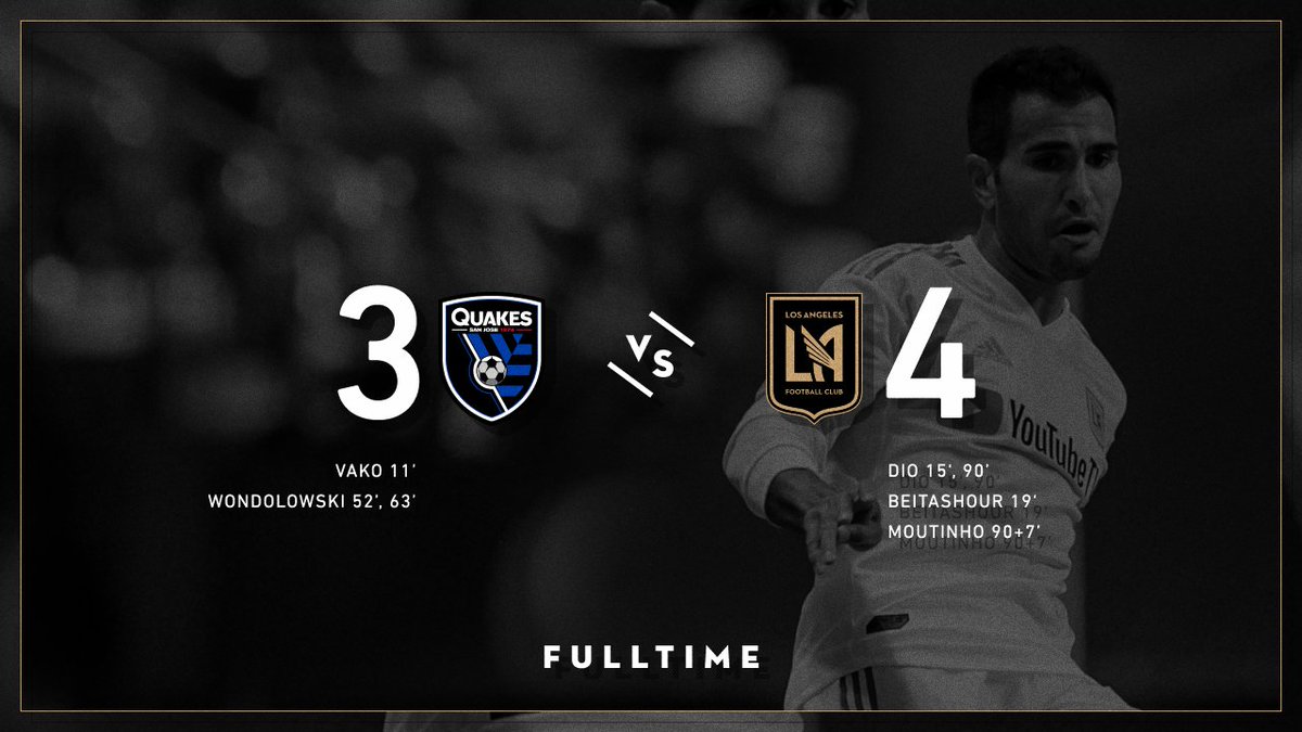 LAFC's tweet photo. COMING HOME WITH 3 POINTS

#SJvLAFC https://t.co/4GHOGXWoOB