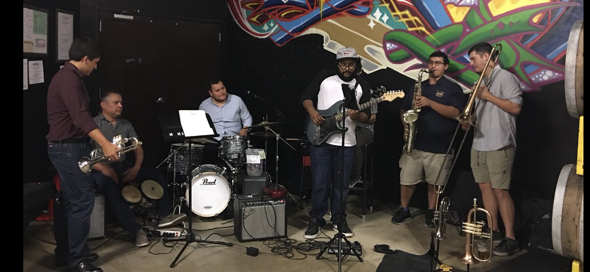 Had a blast playing drums for some of the folks that came to the #openjazzjam at @freetailbrewing #jazzcommunity