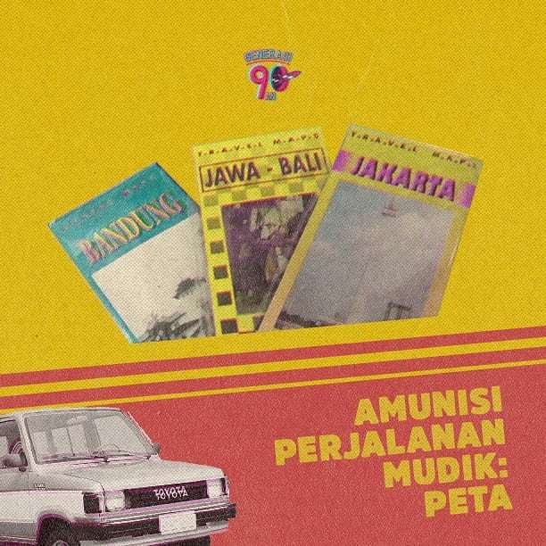 Generasi90an's tweet photo. Panduan navigasi mudik jaman belum ada waze atau google maps. Sebelum mudik dulu wajib bawa ini biar ga tersesat. #G90AN #G90MUDIK #G90RAMADHAN https://t.co/zsYE4V7suV