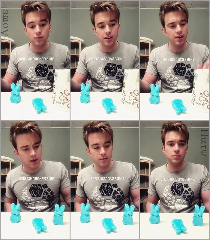 lil_aber_lisa's tweet photo. #DaysIdol day 10 #eatingsweets #30DayIdolChallenge #ChandlerMassey #WillHorton #wilson so granted he isnt eating them but he is playing with his sweets lol @theLandofKoz https://t.co/LxBNtxwCgY