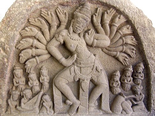 15) Throughout the history of Champa, Shiva in his various forms remained the most popular theme of the artistic endeavors of Cham people. This elaborate ~1200-1300 years old Murtis from Tra-Kieu (ancient Simhapura) first capital of Champa bears ample testimony to it.