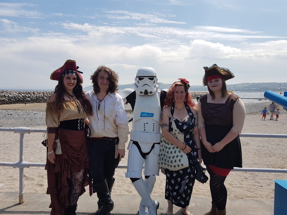 Another day of fun in #RhosonSea planned for today at the #PirateWeekend... Time to get out of bed and head out to setup! Do come and say hello.