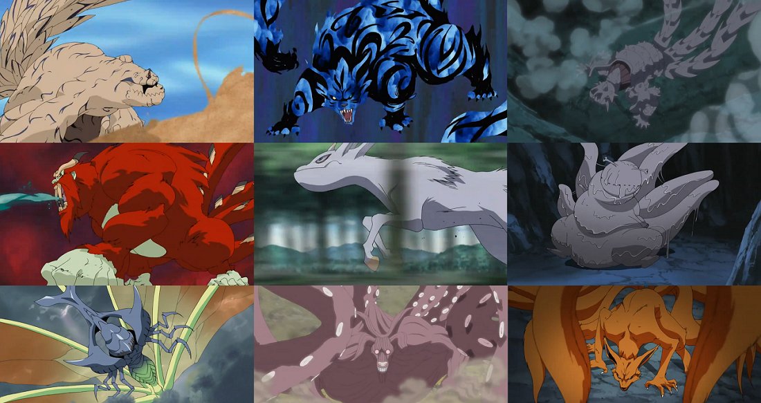 Картинки биджу и их джинчурики