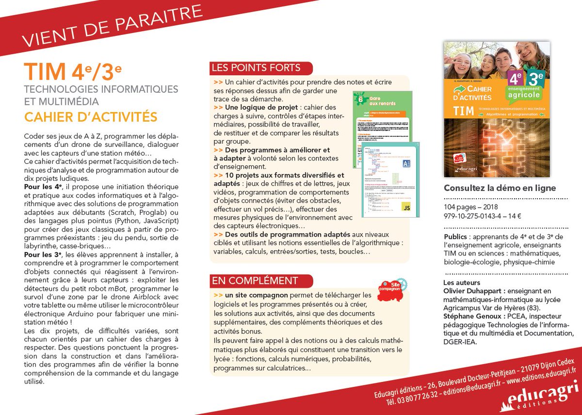 Kainzow On Twitter Educagriéditions Technologies De L - 