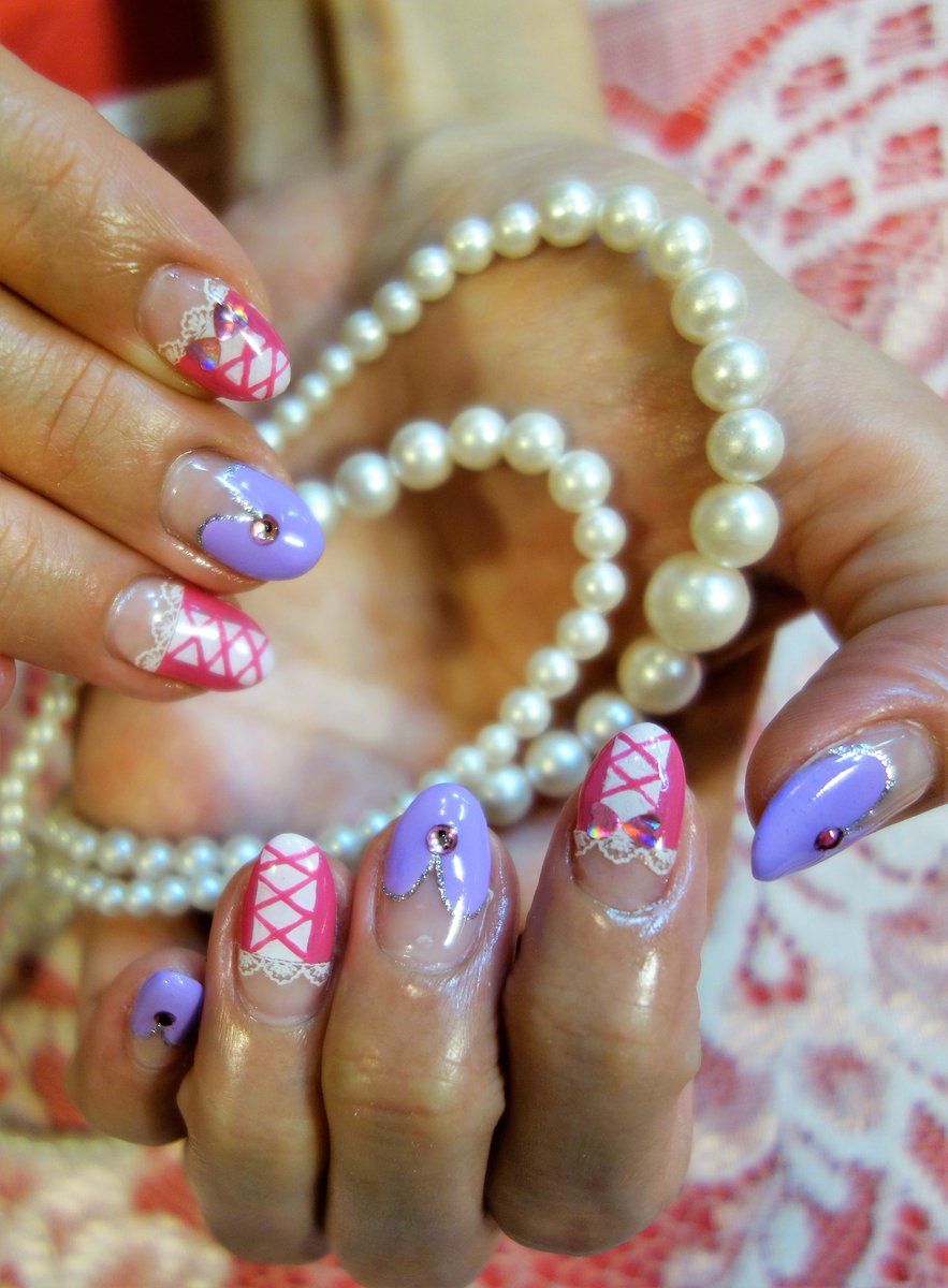 シャンテグラム Twitter પર ネイルデザイン紹介 コルセットネイル 可愛らしくピンクと白レースのコルセットに 紫陽花カラーのハートフレンチ シルバーのラメラインが雨の雫の様にキラキラと煌めきます こちらは6月 のキャンペーンデザインでお得です シャンテグラム Twitter પર ネイルデザイン紹介 コルセットネイル 可愛らしくピンクと白レースのコルセットに 紫陽花カラーのハートフレンチ シルバーのラメラインが雨の雫の様にキラキラと煌めきます こちらは6月 のキャンペーンデザインでお得です