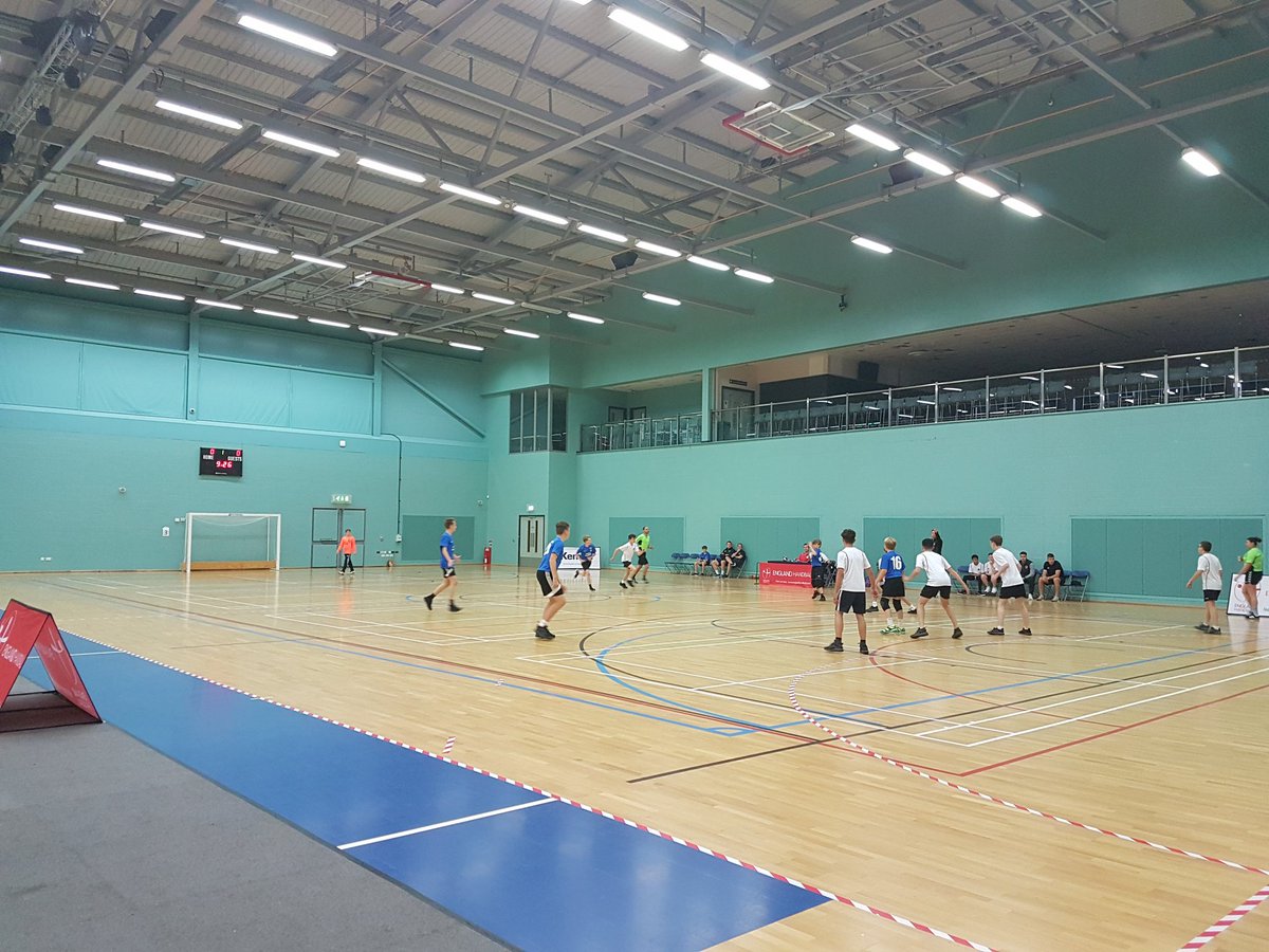 Underway on the second day of the #handballfinals for the National Schools competition. It's the U13s today and already some great handball on show!