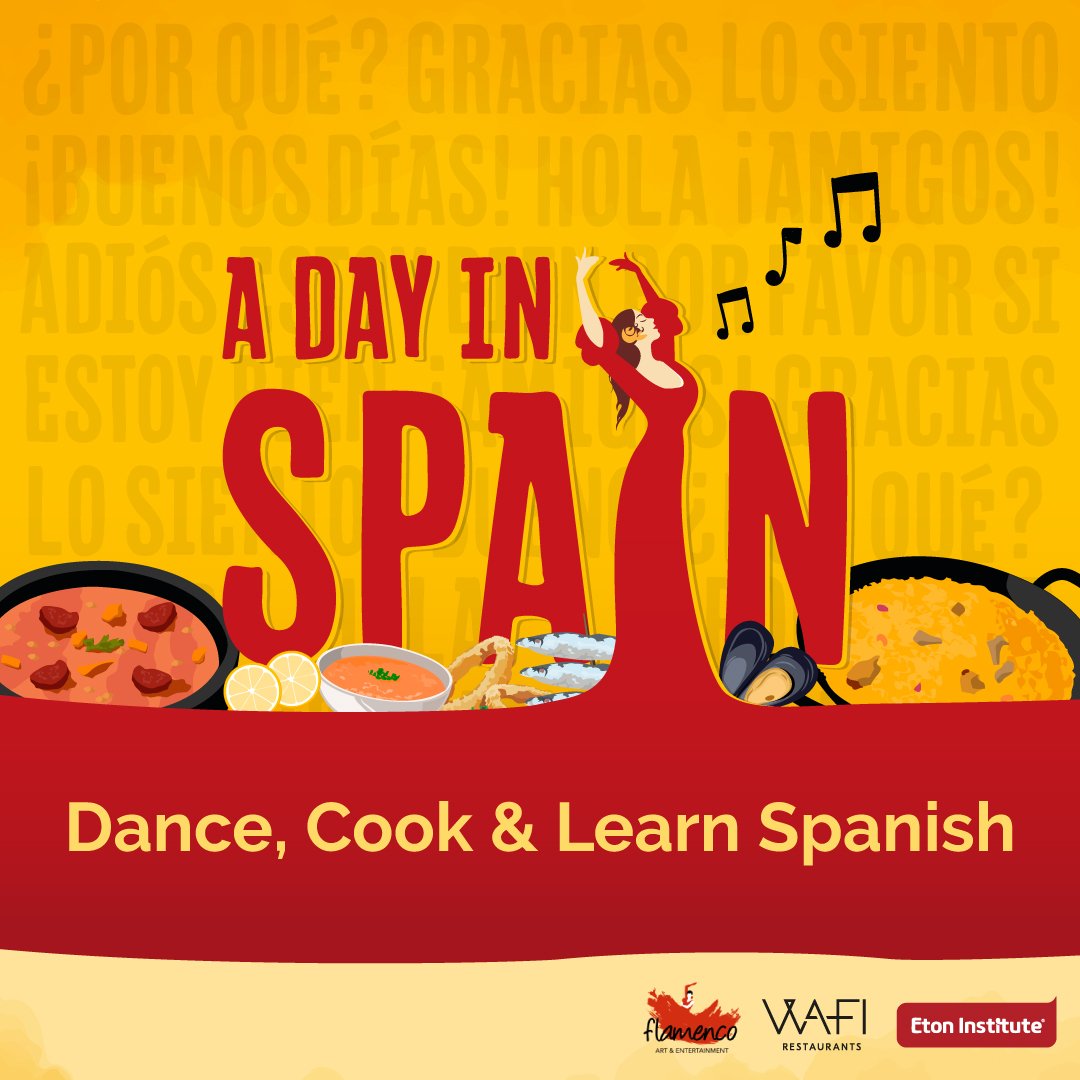 EtonInstitute's tweet photo. Experience Spain without boarding a plane! #ADayinSpain https://t.co/fAXRBuiKoU https://t.co/Ry8ee0MKnK