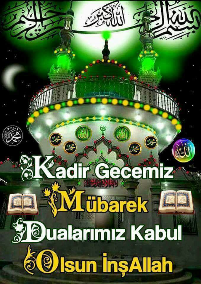 Hz. Peygamber Efendimizin Kadir Decesinde tavsiye ettiği dua; "ALLAH'IM AFFEDİCİSİN, AFFETMEYİ SEVERSİN, BENİ DE AFFET" temennisiyle tüm İslam Alemi'nin #KadirGecesi mübarek olsun.