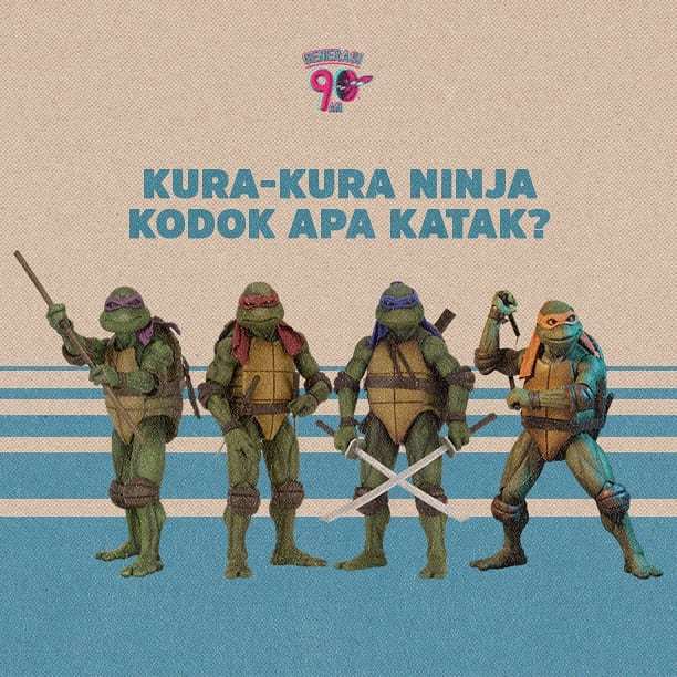 Generasi90an's tweet photo. Tebak-tebakan ini harus kamu praktikan ke temen kamu, caranya tanya pertanyaan di atas, ngomongnya harus cepet. Kalo temen kamu jawab katak/kodok berarti kamu berhasil. Kalo temen kamu jawab kura-kura berarti temen kamu pandai. Selamat mencoba! #G90AN #G90NGABUBURIT  #G90RAMADHAN https://t.co/5TJHxypQFg