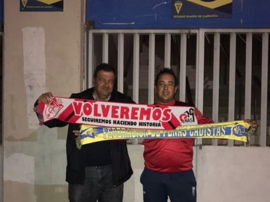 Enhorabuena a Daniel y su junta directiva por su reelección como presidente de @G19_GranadaCF . Felicidades amigos