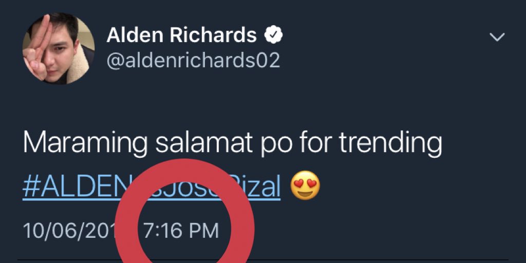 sharon_mtpi's tweet photo. Because 07/16 will always be special. 

ADN AKO
#ALDENasJoseRizal https://t.co/xRzduP0Epu