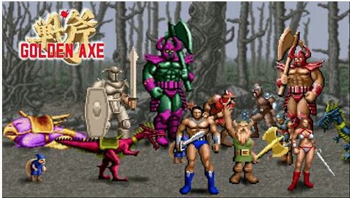 redhistoria's tweet photo. Historia de los Videojuegos: Uno de los grandes de todos los tiempos, RT si lo disfrutaste solo o con amigos #Golden_Axe #Sega #Recres #EGB #90s https://t.co/VVluYXSGwU