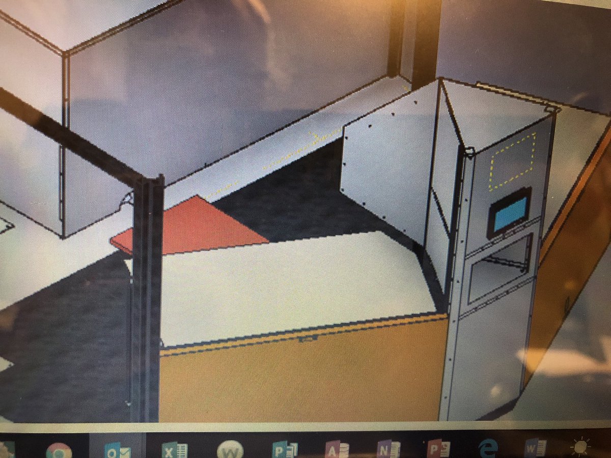 RoboticAutomati's tweet image. Dual station robotic weld cell width long reach robot for those big parts or a lot of little ones. HMI interface, center shelf for parts consumables.