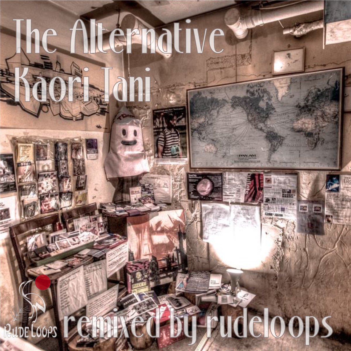 rudeloops's tweet photo. 「The Alternative(rudeloops remix) / Kaori Tani」のアートワーク。
だいぶ前に自分で撮ったbullet'sの一角を背景にしました。
ちなみに曲はまだ出来てませぬ。 https://t.co/OE3FG54CU6