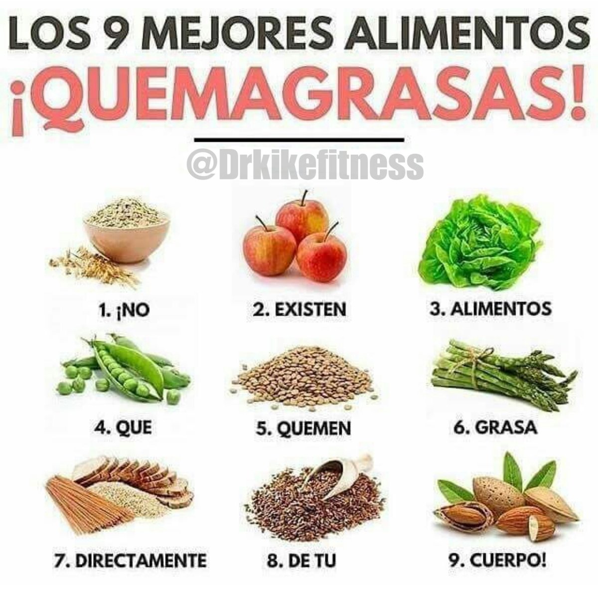 ☝️😁 "Los 9 MEJORES ALIMENTOS ¡QUEMAGRASA!"

#QUEMAGRASA #OperacionBikini #Verano #Alimentos