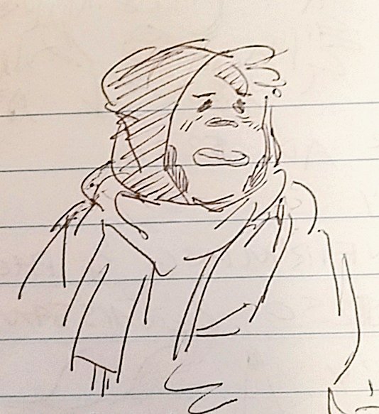 captainrelbert's tweet photo. some spoilerfree doodles. a bee and some Chaos Child fremonts #millenium4 https://t.co/Ze8MDKSLd1