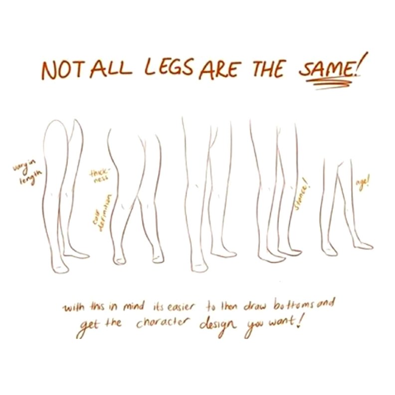 EtheringtonBros's tweet image. 1st feature reference for #SkillUpSunday is LEG VARIATIONS (who is this by? - let me know in the comments!). Too many drawing tutorials use stereotyped body shapes - I'm going to do something about this with upcoming tutorials, because VARIETY is BEAUTIFUL! #bodyconfidence #legs
