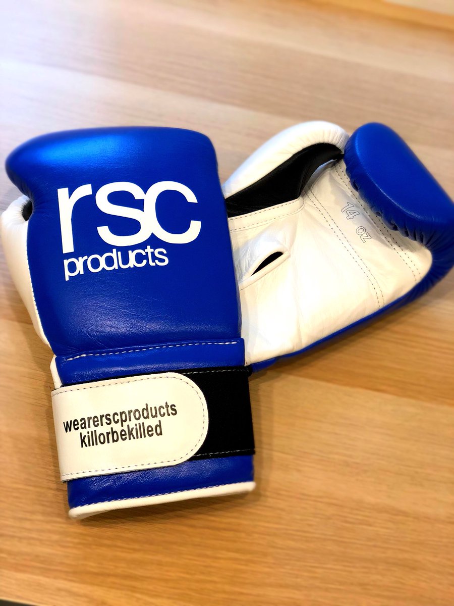 winning × rsc ボクシンググローブ 14oz（ブルー&ホワイト） winning × rsc ボクシンググローブ 14oz（ブルー&ホワイト