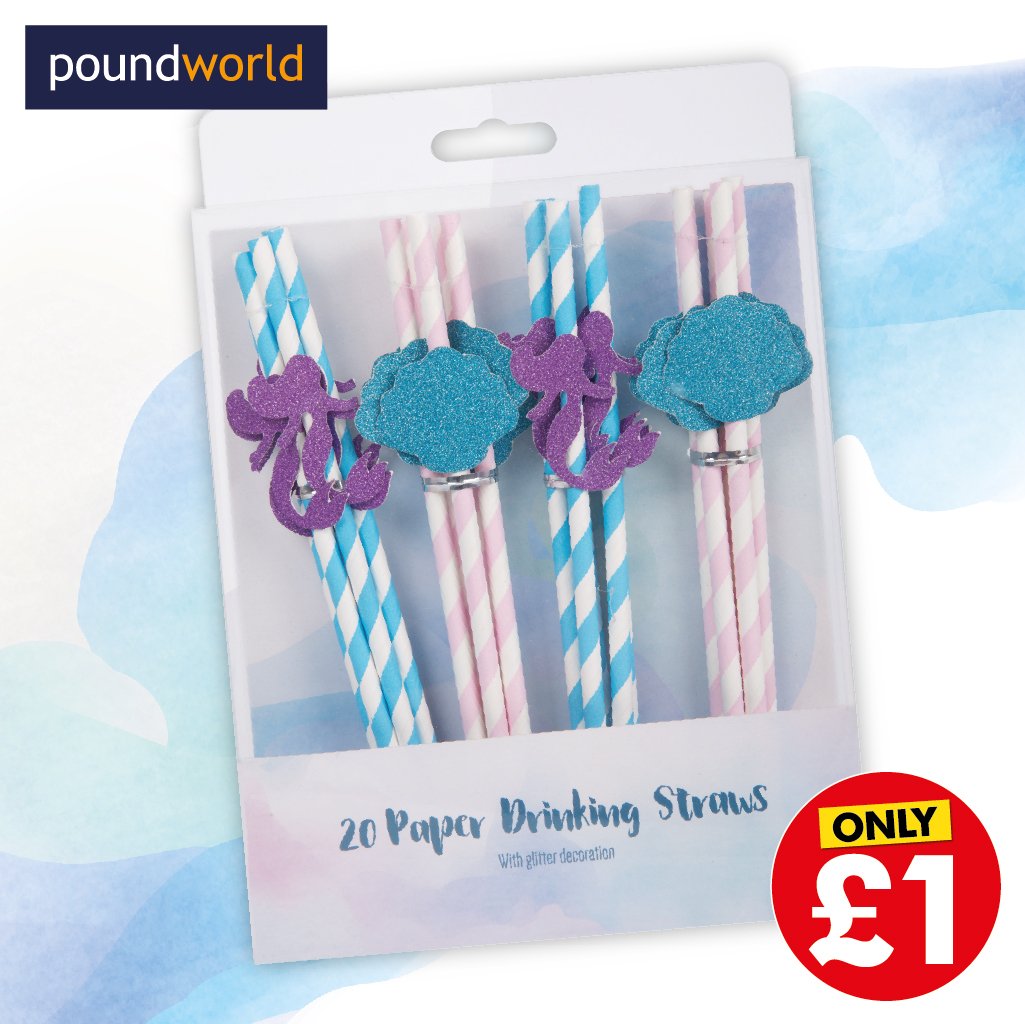 Have you seen these new straws that we have in store as part of our AMAZING #Summer #Party range?

They're on trend and flying out the door - and at ONLY £1 a box, they certainly don't suck!