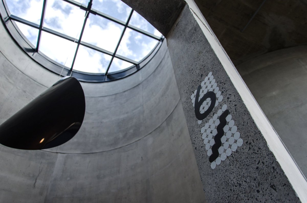 ZeitzMOCAA's tweet photo. #DidYouKnow?

Inspired by the original architecture of our building our signage, logo &amp; font created by @mcsaatchi's Ashraf Majiet, is unique only to @ZeitzMOCAA.
The design grid uses the configuration of the 42 silo bins to create our iconography.

#ZeitzMOCAAIcon #MCSaatchiAbel https://t.co/9iTmAkh3nJ