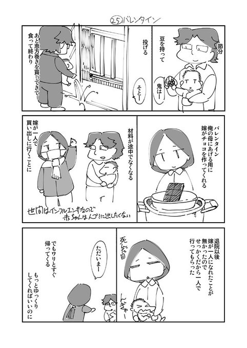 絵日記 バレンタインあたりの 