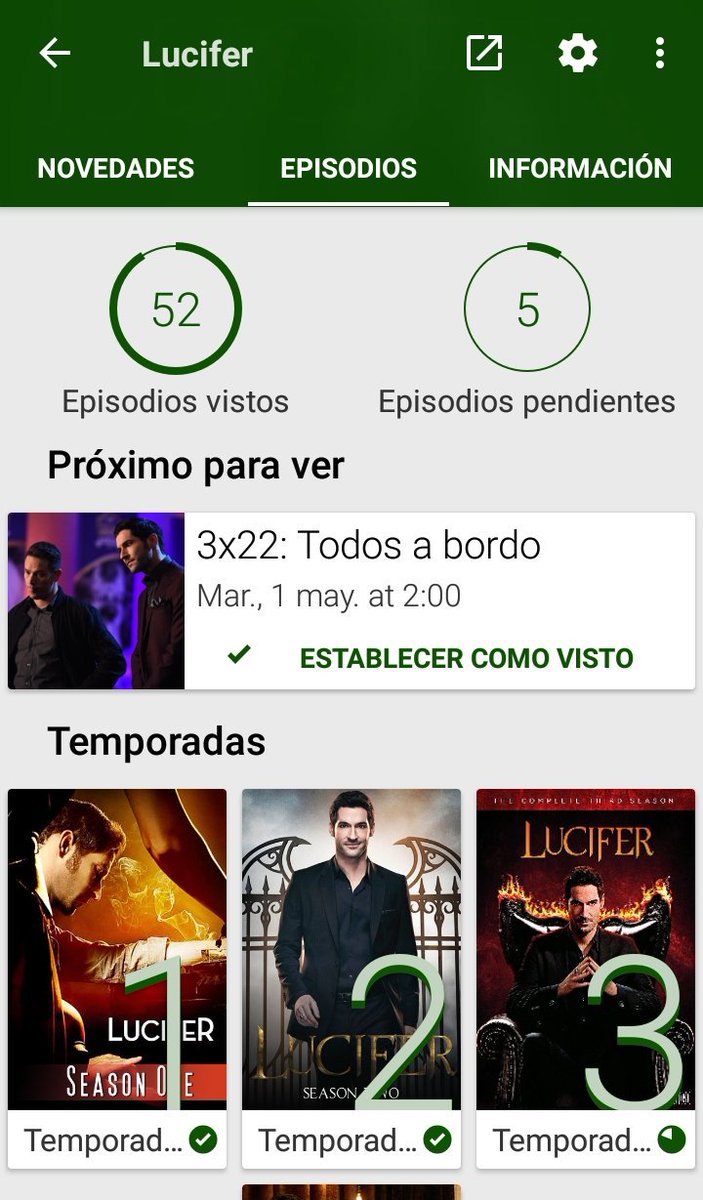LizyBernabe's tweet photo. 5 capítulos y me despido de ti #Lucifer  #saveLucifer #pickupLucifer https://t.co/zT3txqSUSP