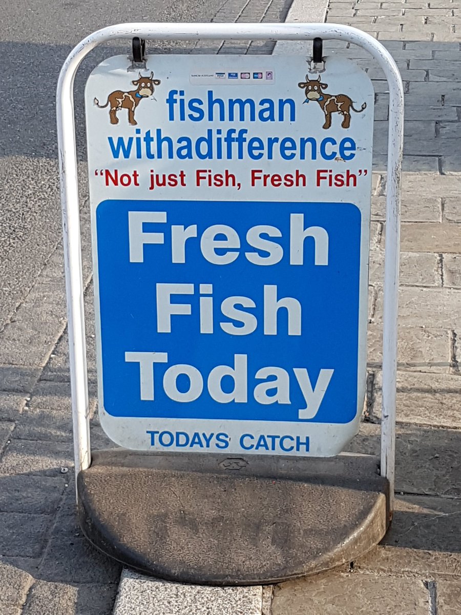 Great selection of fresh line caught fish shell fish and smoked fish from 10am to 2.30pm <a href="/TFSundayMarket/">TobaccoFactoryMarket</a>