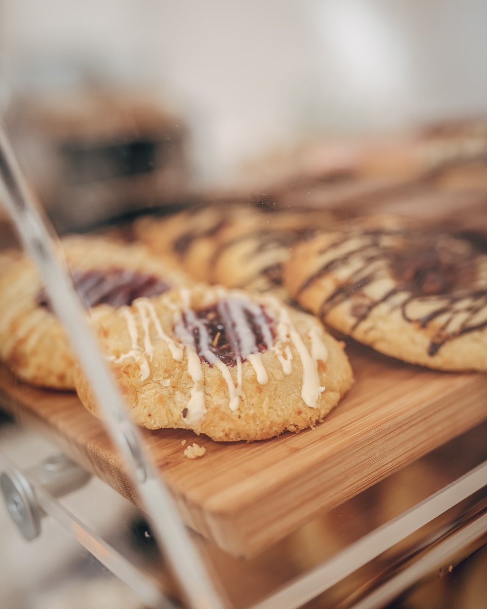 TRAITcoffee's tweet photo. Our unique Thumbprint Cookies are flying out of the pastry case! Make sure to grab one before the weeks out! 🍪☕️ https://t.co/6WRkHSIV63
