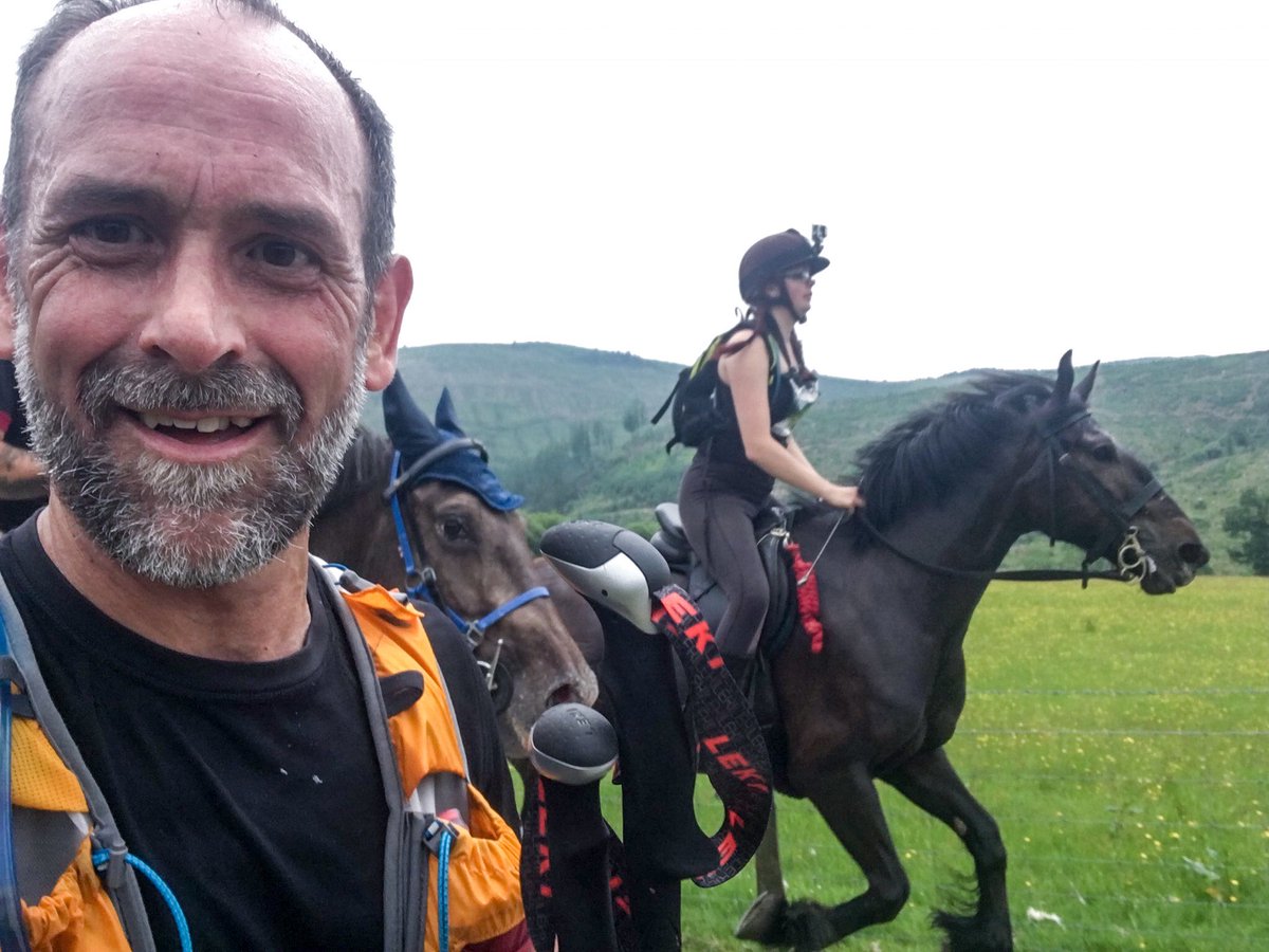 #manvhorse yesterday. Didn’t get trampled, finished in a reasonable time and even beat some horses!