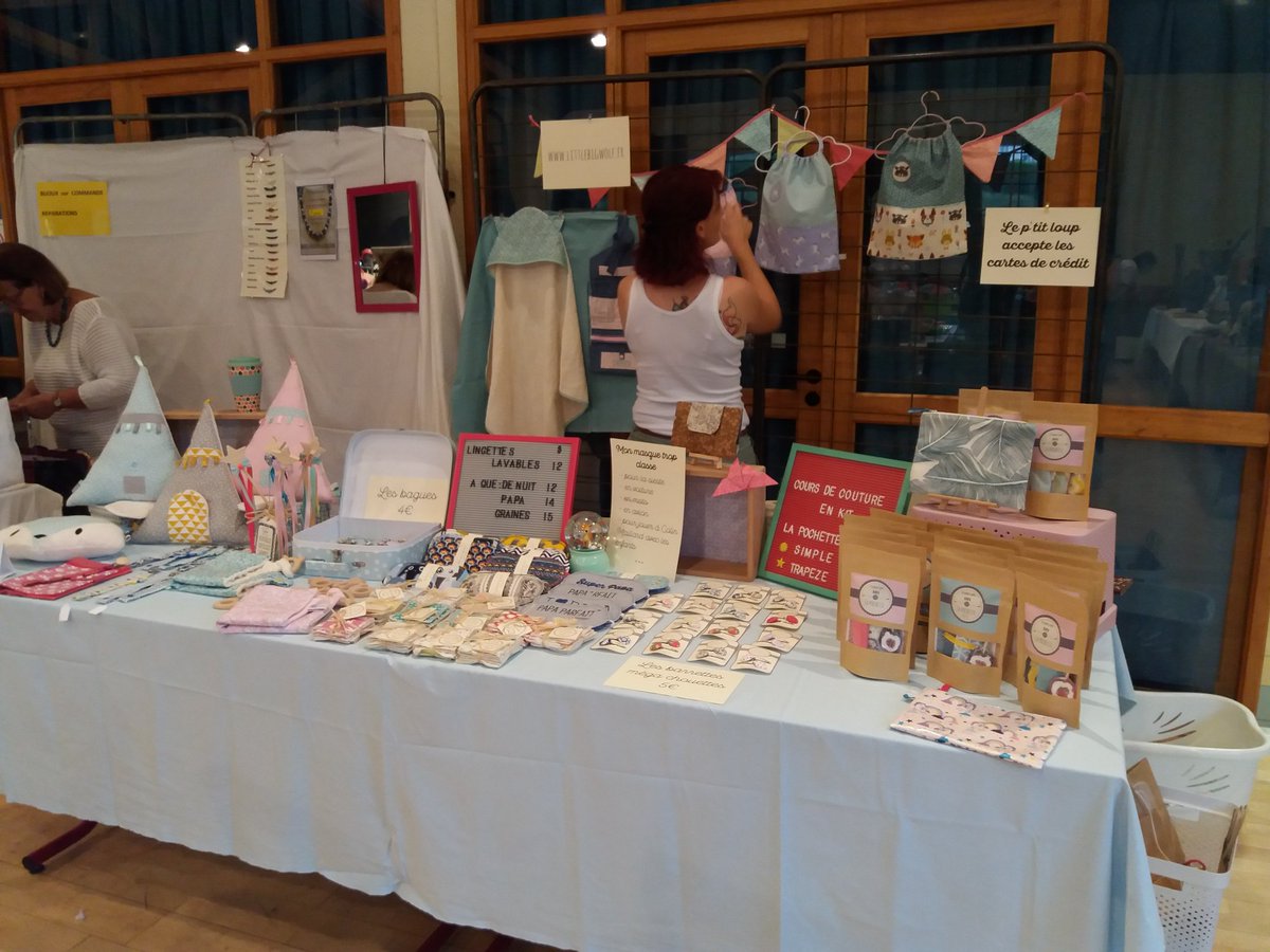 SSichet's tweet image. Retrouvez toutes les creations de couture de littlebigwolf.fr sur le #MarcheArtisanal de #Gestel 
#FeteDesPeres