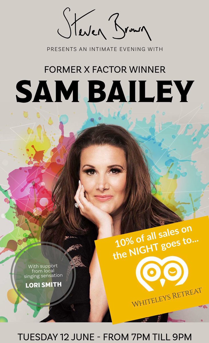 stevenbrownART's tweet image. It’s going to be a great night....
#sambailey