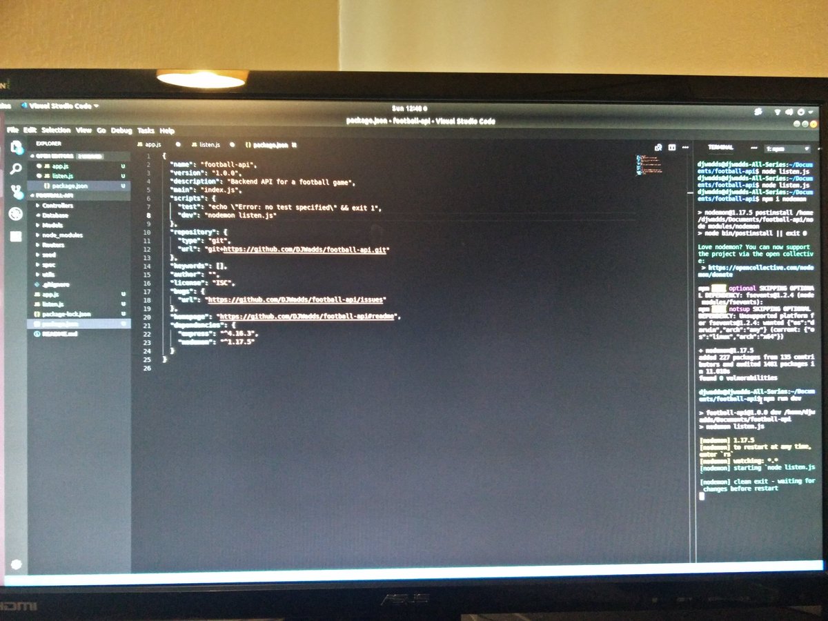 DanielWaddingto's tweet image. @northcoders look at what you've turned me into. It's Sunday and all I want to do is write code. I think I've finally found my calling and for that I'm eternally grateful to you. #Northcoders #codingIsFun