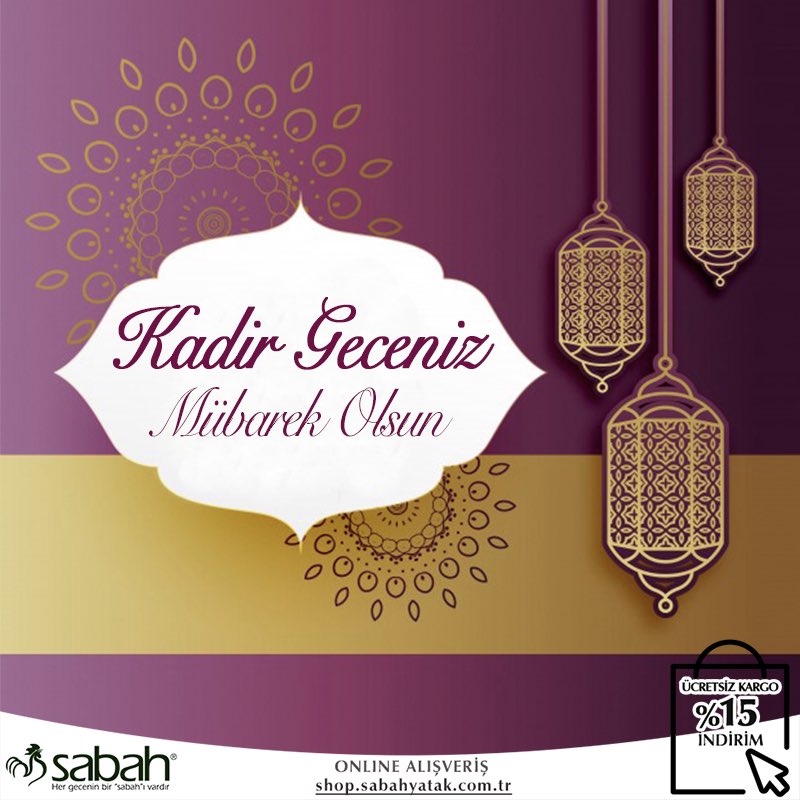 Meleklerin yeryüzüne indiği, bin aydan daha hayırlı bu güzel Kadir Gecesi’nde; yüreğinizden geçen tüm dualarınız kabul olsun...