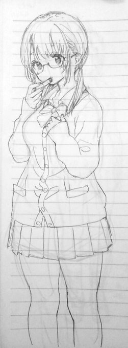 色つきリップを買ってみた女の子 