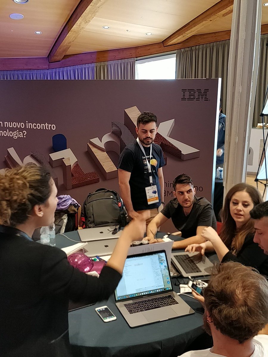 fusillicode's tweet image. Pitch preparation has started with @CodemotionIT at total support! 🙌 #CognitiveHack #ThinkMilano