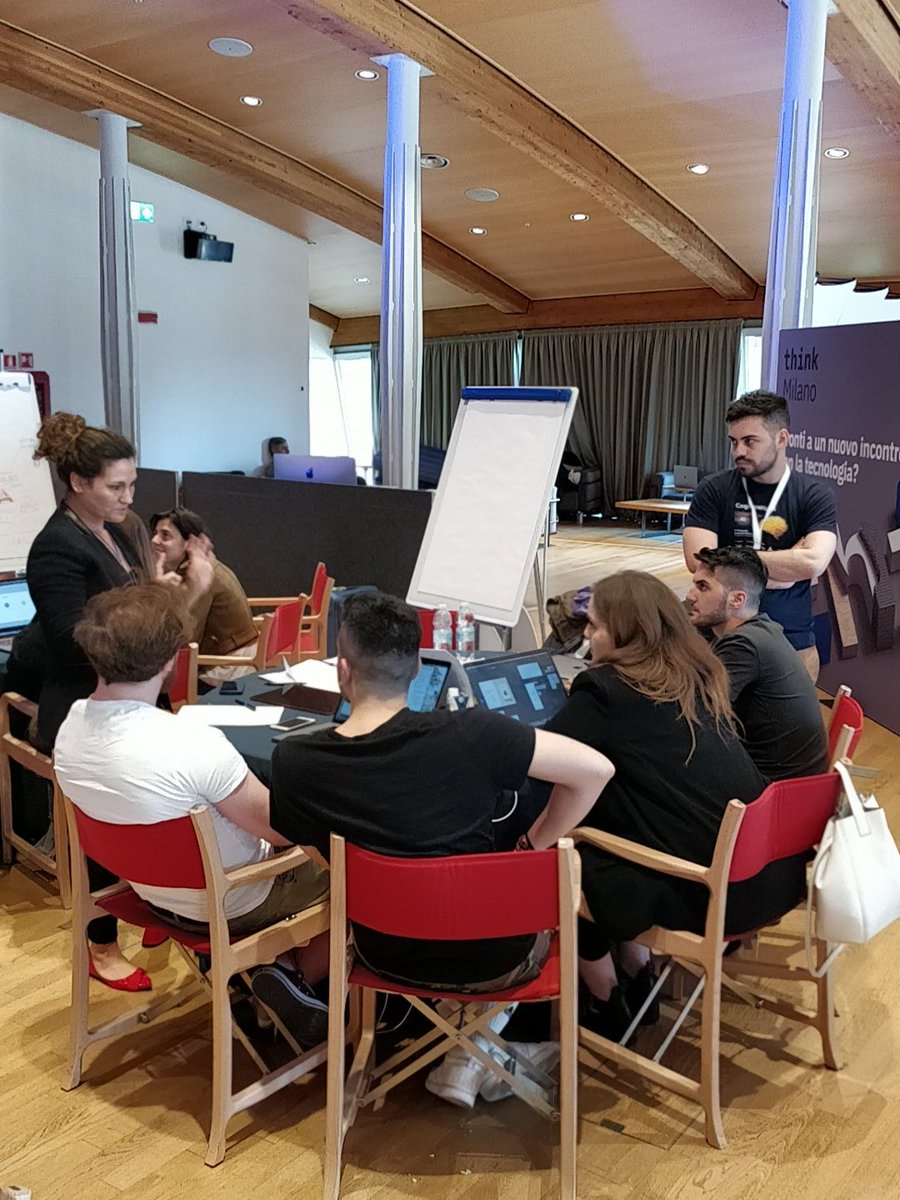 fusillicode's tweet image. Pitch preparation has started with @CodemotionIT at total support! 🙌 #CognitiveHack #ThinkMilano