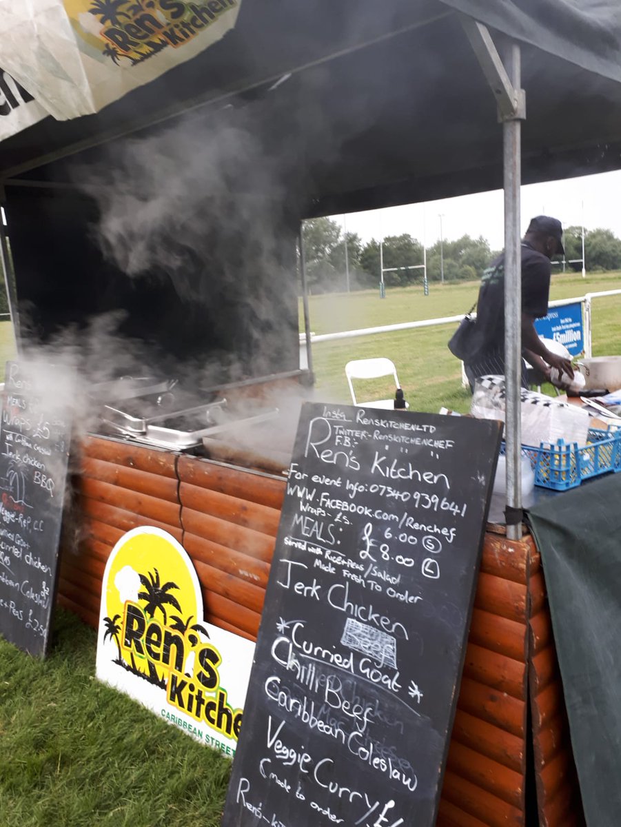 Renskitchenchef's tweet photo. #renskitchen @Sloughrfc #sloughbeerfestival
#caribbeanfood #chefslife https://t.co/OXeuXvoz7K