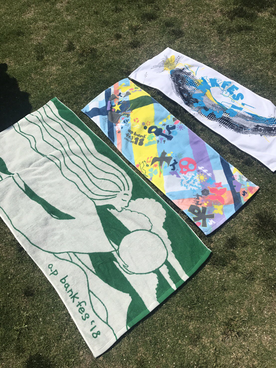 ap bank fes'18 ぎこちない オーガニックコットンフェスタオル ap bank fes'18 ぎこちない オーガニックコットンフェスタオル