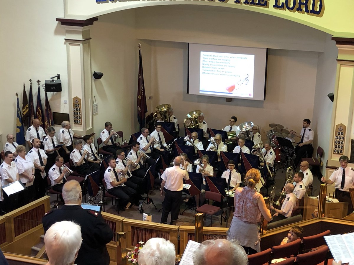 BromleySA's tweet photo. Bromley Band - morning service opening song...”Praise to the Lord” https://t.co/zq6jsSbIhF