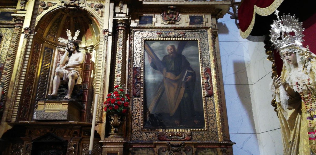 CULTOS | Nuestros Sagrados Titulares lucen en su capilla a la espera de iniciar los cultos mensuales. Últimos cultos del curso cofrade.