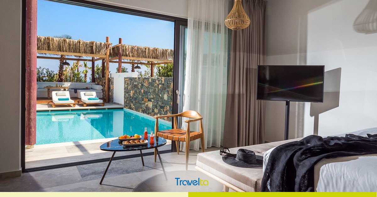 Travelta's tweet photo. Onder de wuivende palmbomen ligt het prachtige lagune-zwembad omringt door heerlijke loungebedden. Met een verfrissende cocktail in je hand geniet je en zak je loom weg in de zachte kussens van je bed.☀🌴

NL ➜ https://t.co/F9bwcmjwlA
BE ➜ https://t.co/9UGmsTu4cw https://t.co/zqFPnXz0KF