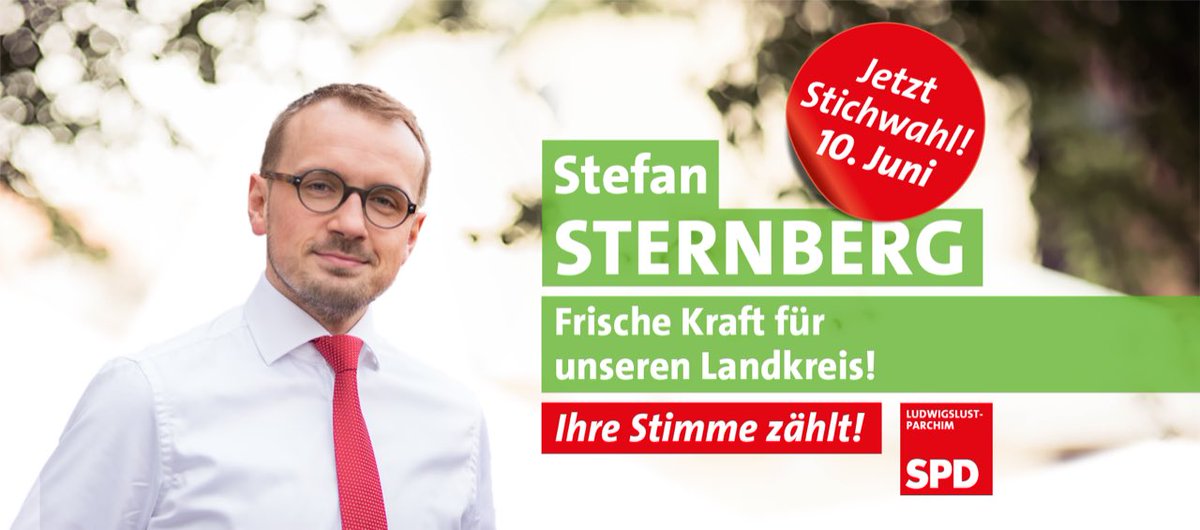 Heute Stefan Sternberg wählen!