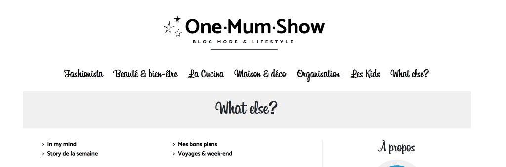 Les bons plans mode &amp; beauté one-mum-show.fr/7363-2/