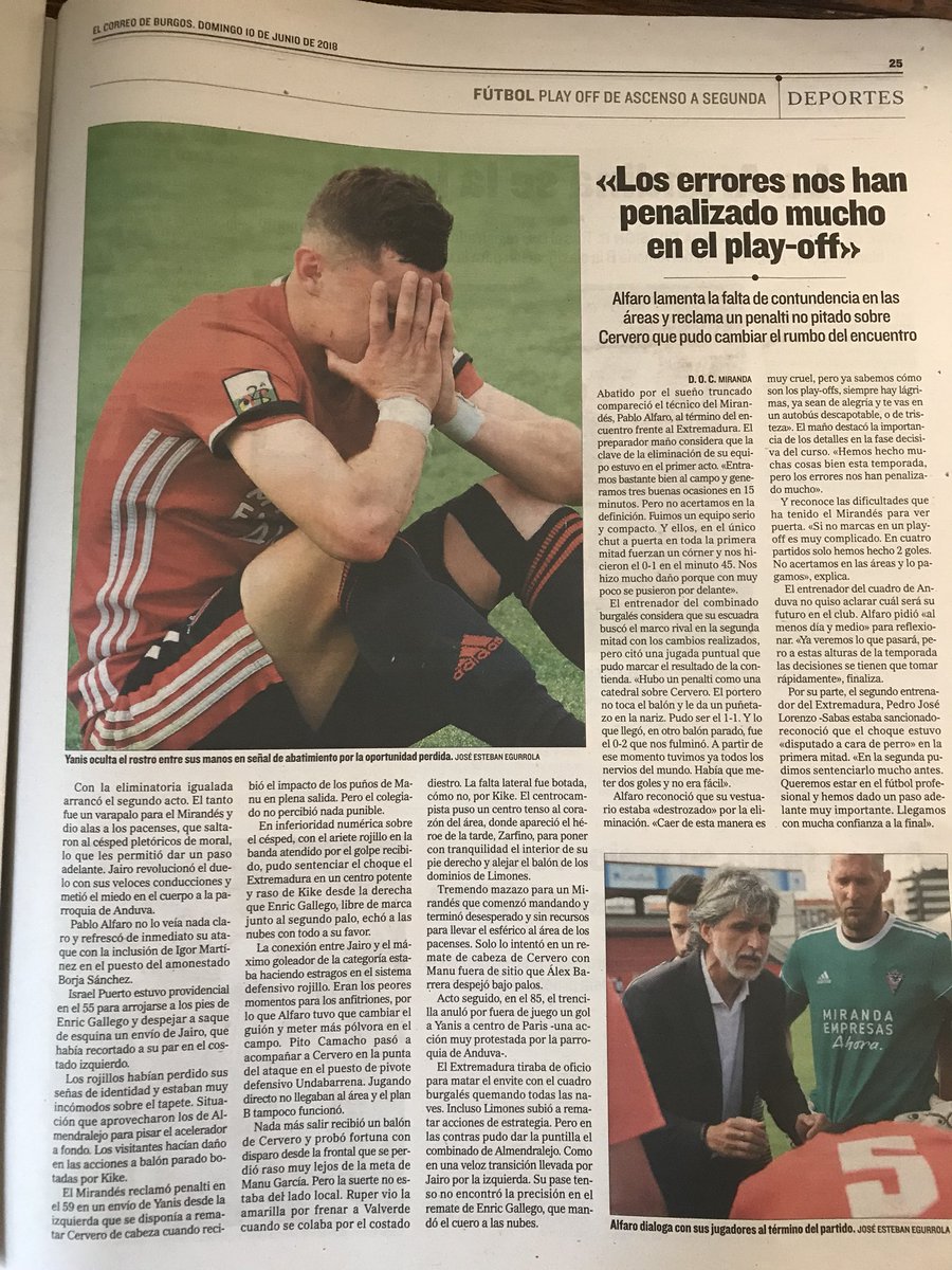 Ant_schz's tweet photo. La prensa dominical de Burgos. Buenos días!! @EXT_UD https://t.co/6bgdFyUBuO