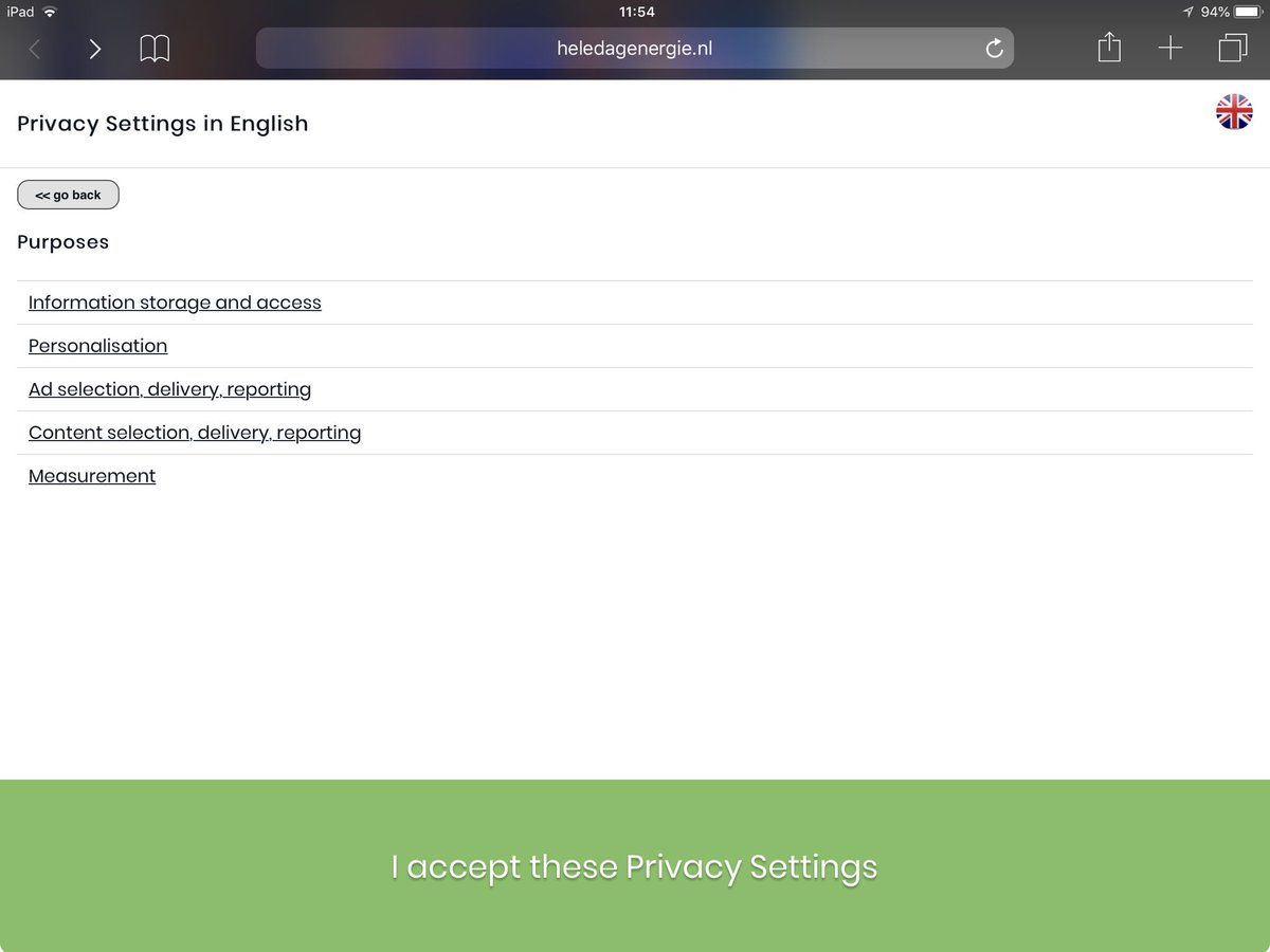PrivaSense's tweet image. Want to control your #privacy when watching a funny vid on Facebook? #Webads got you covered. But it requires manually blocking 100s of companies looking over your shoulder, 1-by-1. 🙄 Well, at least it’s more transparant than a #cookiewall. And they have a #DPO.
#ePrivacy #GDPR
