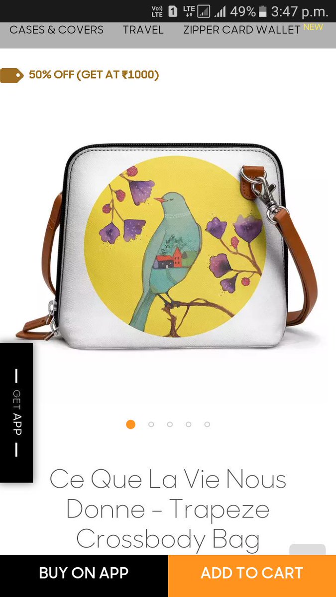 itssusmitaaa_'s tweet image. Found the &apos; Ce Que La Vie Nous Donne - Trapeze Crossbody Bag&apos; 🌹

Link : dailyobjects.com/dailyobjects-c…

Love your products!! Wish to win something atleast this time! ☺❤

#DOFreeKicks #dailyobjects 

Join Friends 📣
@Rain_Man25 
@athar_1_
@sassyAnokhi
@iVNayak
@bold_kitten
@meAlka04